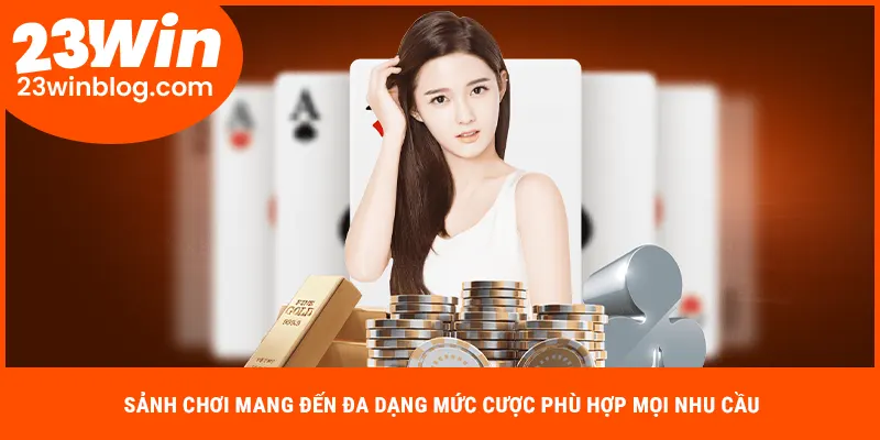 Trò chơi mang đến đa dạng mức cược phù hợp mọi nhu cầu